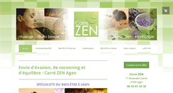 Desktop Screenshot of carre-zen.fr