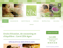 Tablet Screenshot of carre-zen.fr